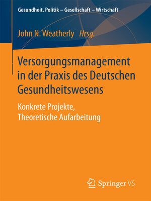 cover image of Versorgungsmanagement in der Praxis des Deutschen Gesundheitswesens